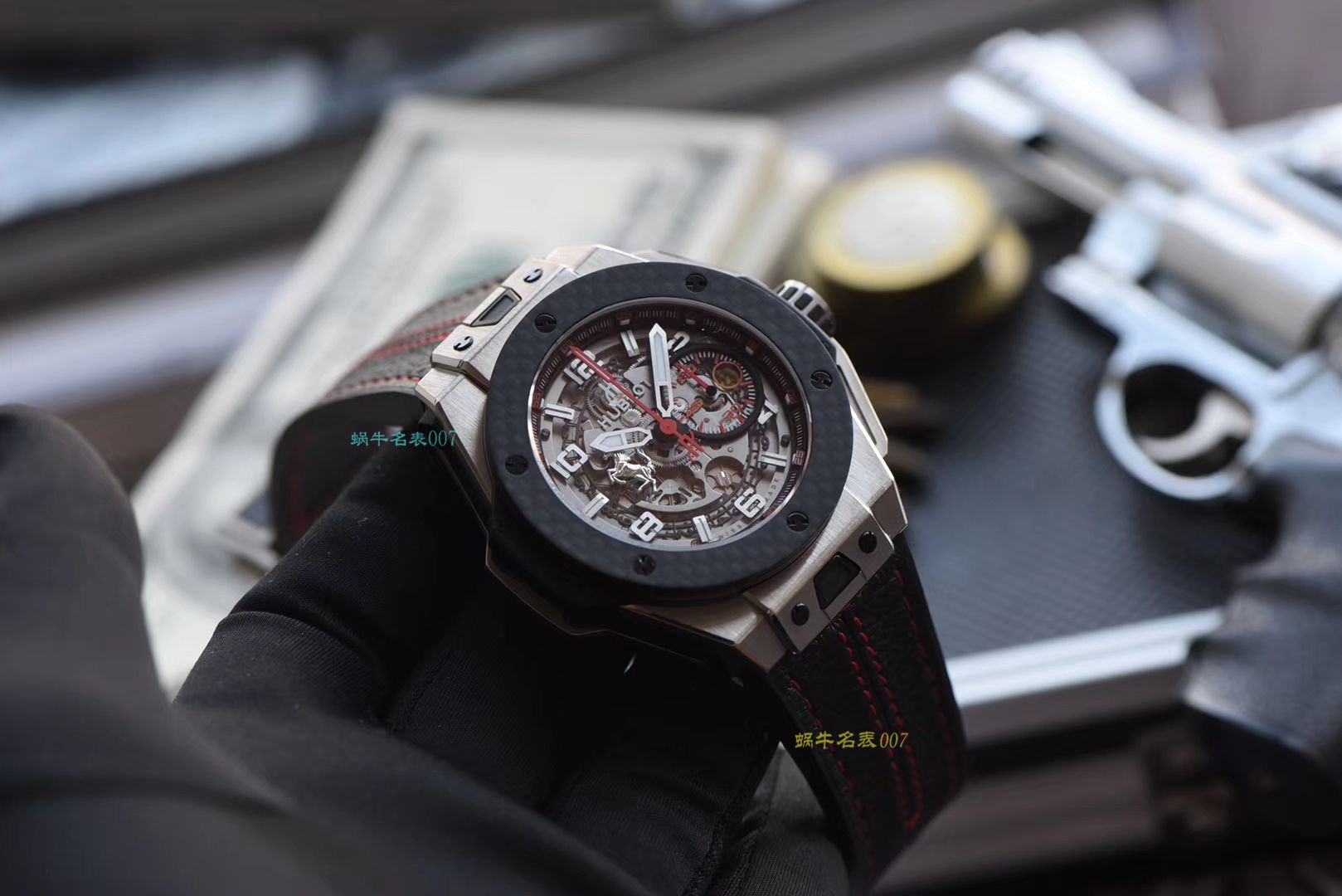 视频评测V6出品  Hublot  Ferrari Titanium F3系列 宇舶法拉利401.NQ.0123.VR腕表 / YB066