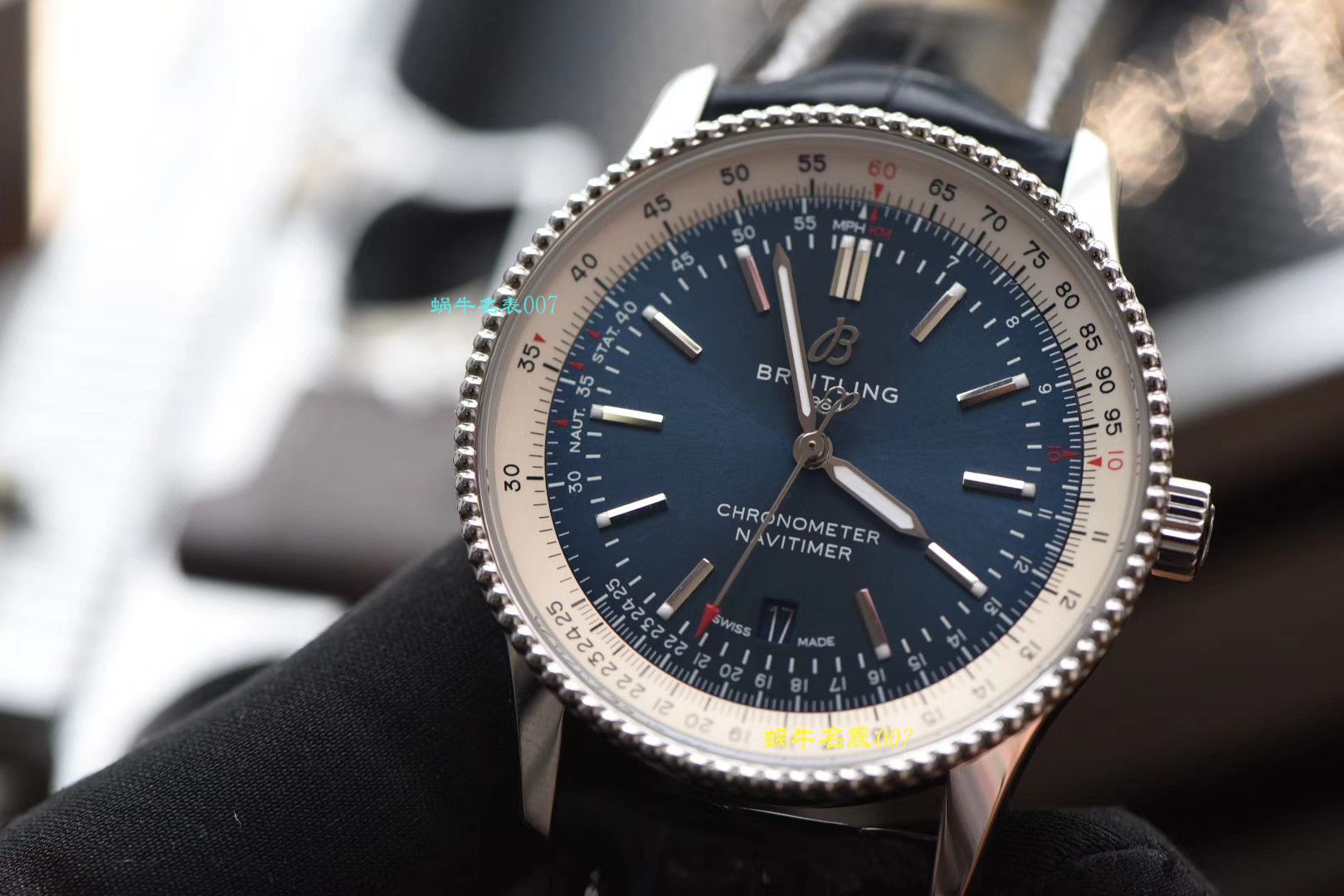   渠道原单  百年灵航空计时1系列A17326211C1P3（蓝面）腕表 / BL099