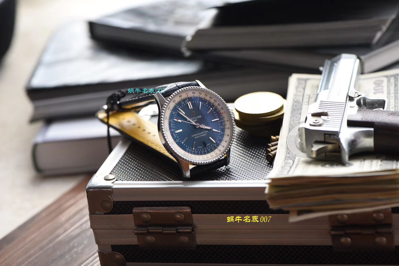   渠道原单  百年灵航空计时1系列A17326211C1P3（蓝面）腕表 / BL099