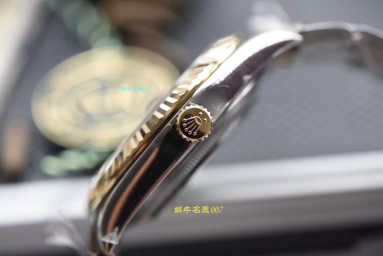 视频评测AR厂官网劳力士41毫米间金日志  劳力士日志型116333-72213 G香槟盘镶钻腕表 / R321