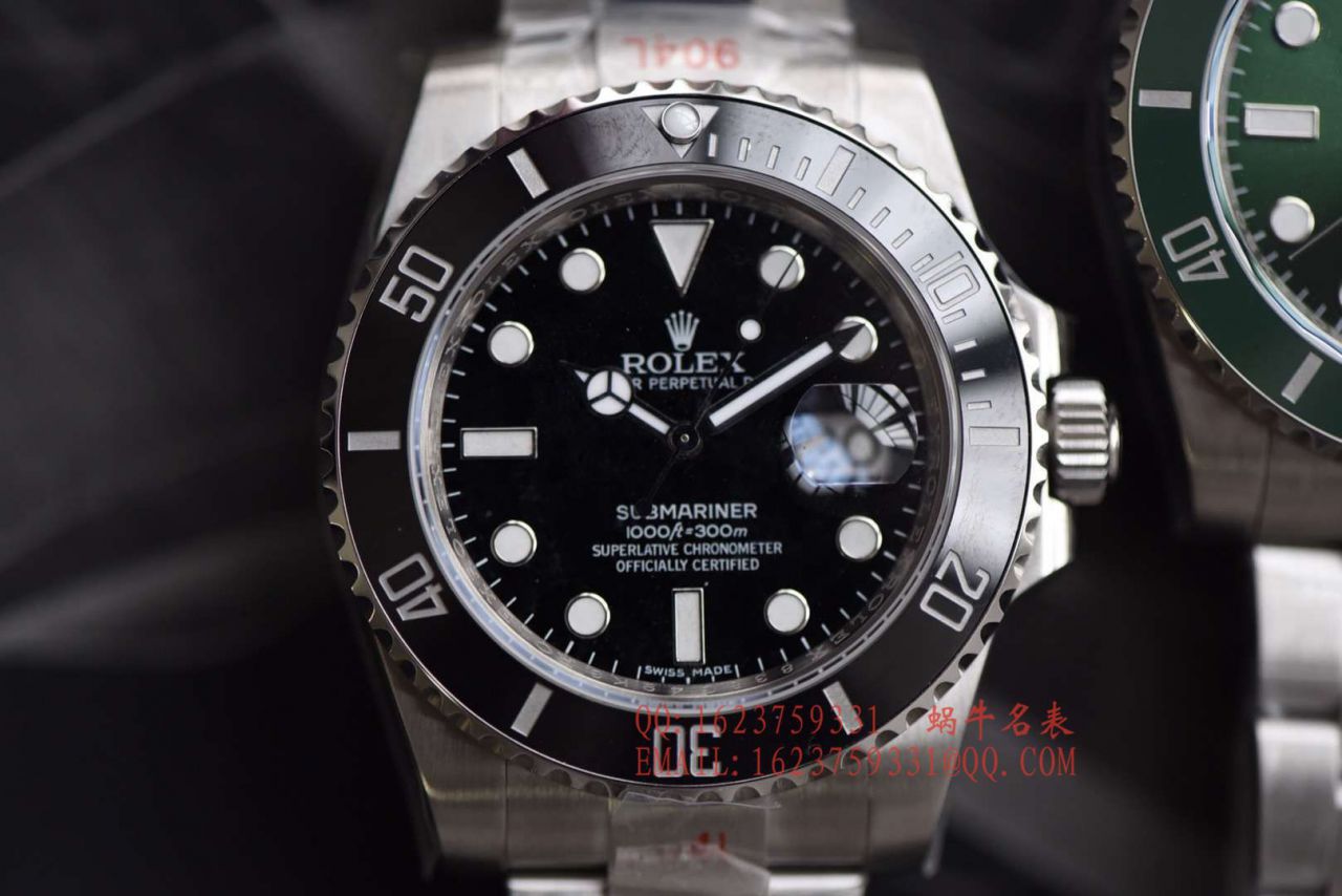   哪里能买到好的瑞士表视频评测NOOB厂迄今为止最强ROLEX绿水鬼～V9版本黑水鬼 / FK07