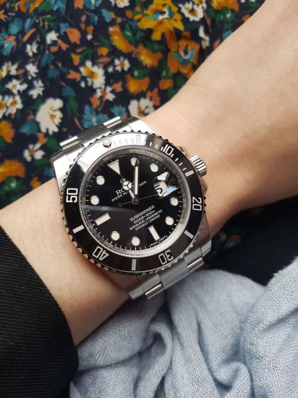   哪里能买到好的瑞士表视频评测NOOB厂迄今为止最强ROLEX绿水鬼～V9版本黑水鬼 / FK07