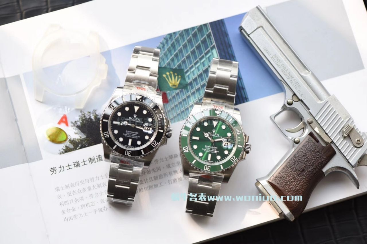   哪里能买到好的瑞士表视频评测NOOB厂迄今为止最强ROLEX绿水鬼～V9版本黑水鬼 / FK07