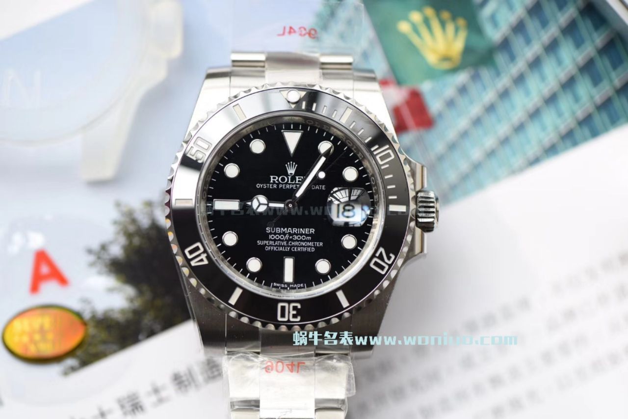   哪里能买到好的瑞士表视频评测NOOB厂迄今为止最强ROLEX绿水鬼～V9版本黑水鬼 / FK07