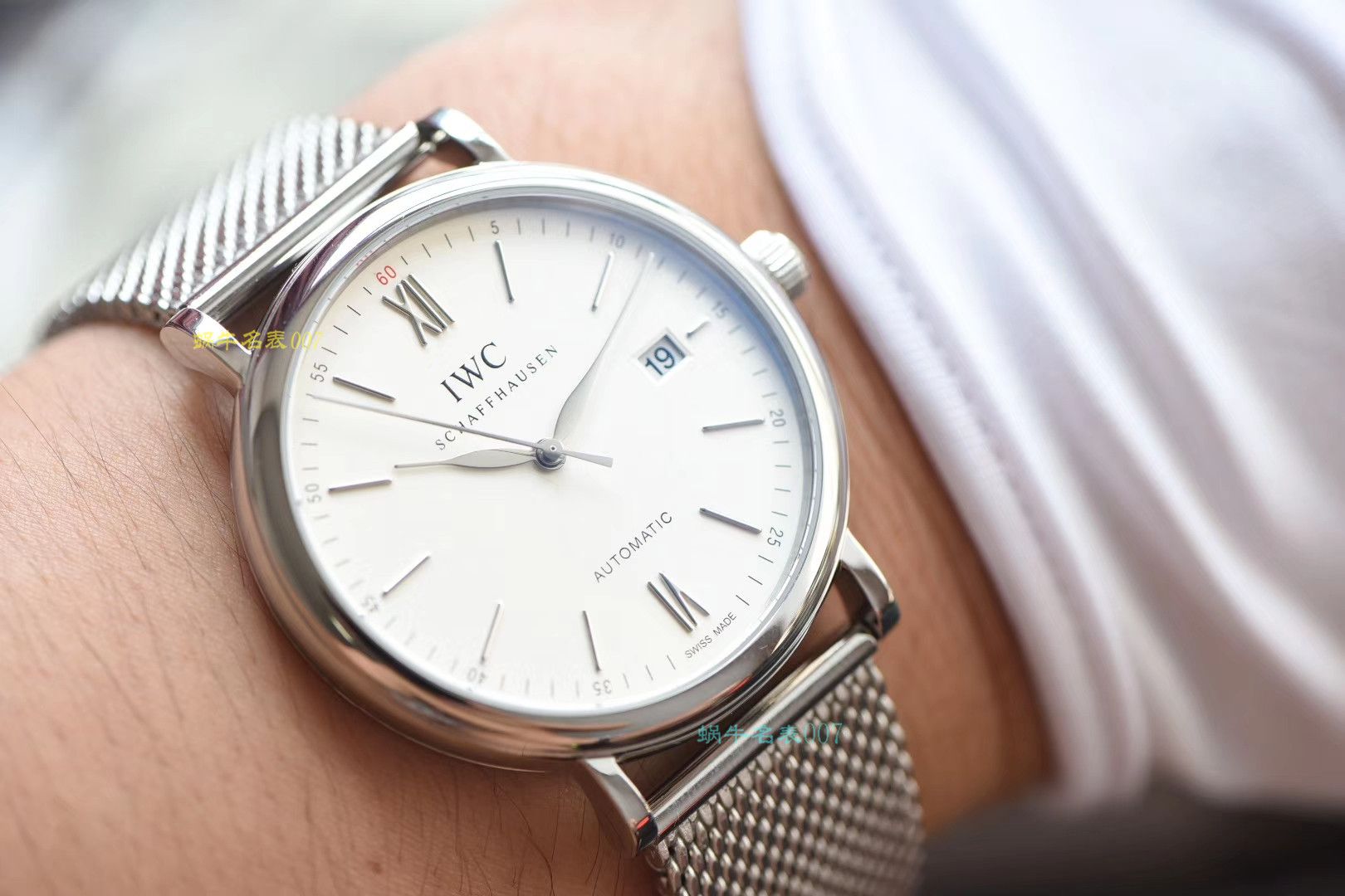   版手表价格视频评测IWC万国表柏涛菲诺IW356506腕表 / WG358
