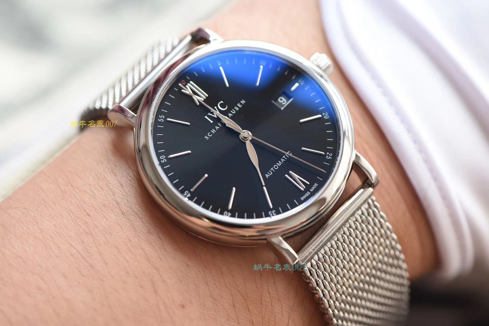   版手表价格视频评测IWC万国表柏涛菲诺IW356506腕表 / WG358