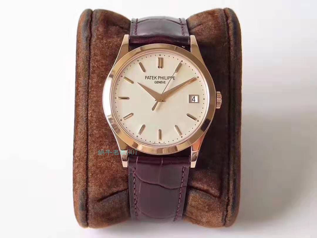   百达翡丽表多少钱  ZF厂百达翡丽古典表系列5296R-010 玫瑰金腕表 / BD183