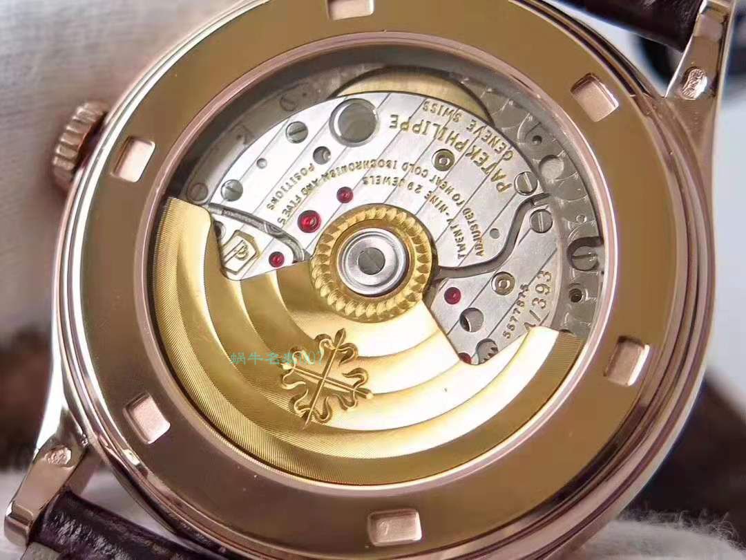   百达翡丽表多少钱  ZF厂百达翡丽古典表系列5296R-010 玫瑰金腕表 / BD183