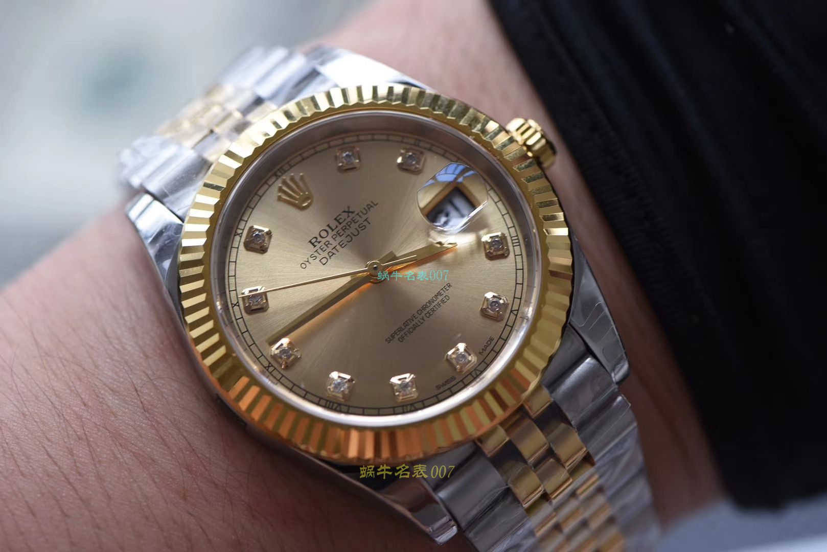   仿劳力士机械表男表价格视频评测DJ厂劳力士日志型m126333-0016，m126333-0012，m126333-0010腕表 / R323