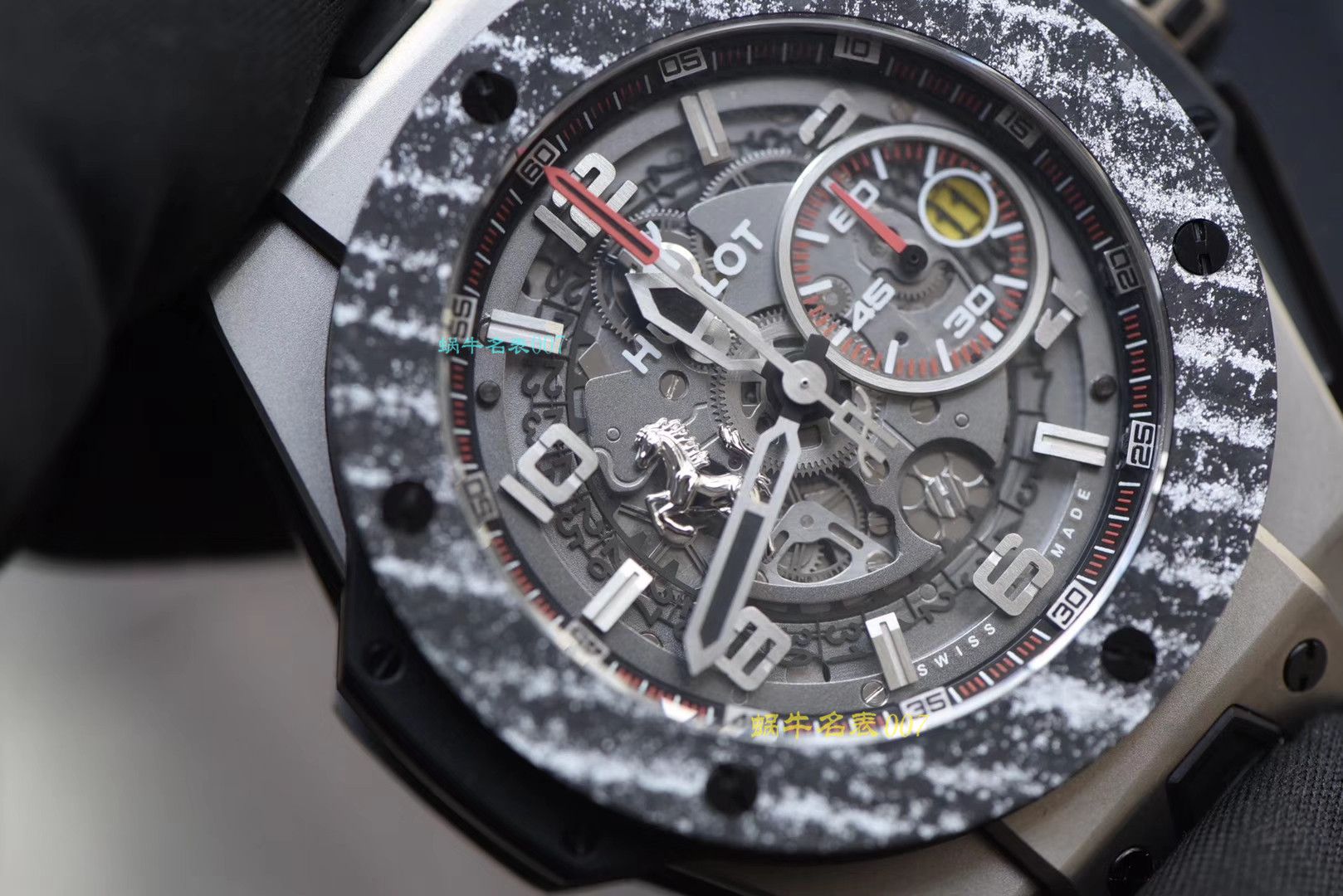 视频评测v6厂官网手表  宇舶 FERRARI法拉利系列401.NJ.0123.VR腕表（手表版是什么意思） / YB069