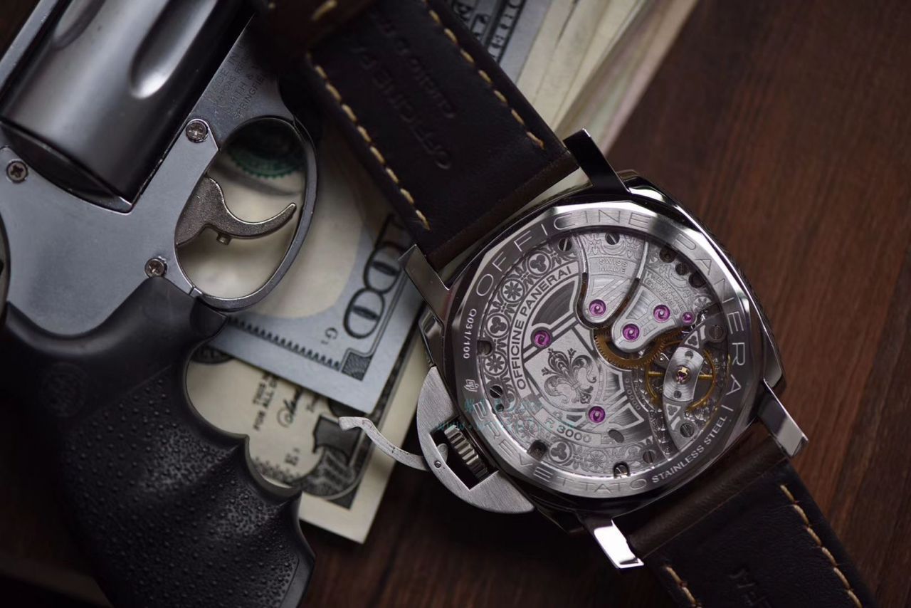 视频评测V9厂Panerai  沛纳海LUMINOR系列 PAM00972 Firenze腕表 / V9PAM00972