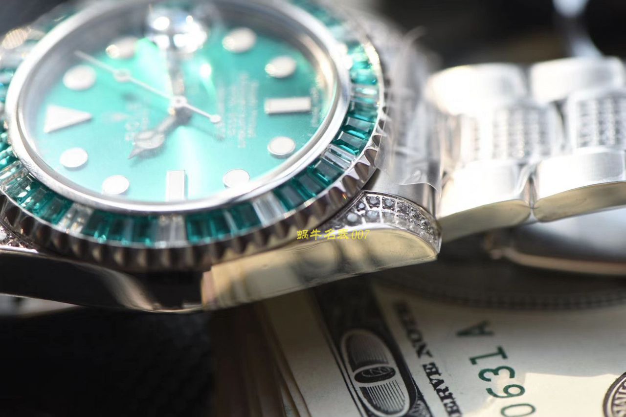   LF厂劳力士  LF帝皇定制版镶钻绿水鬼❗绿钻水鬼 / R363