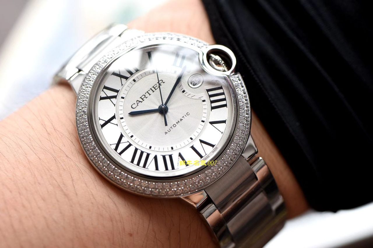   V6厂官网CARTIER表  卡地亚蓝气球系列WE9009Z3钻圈腕表 / K222