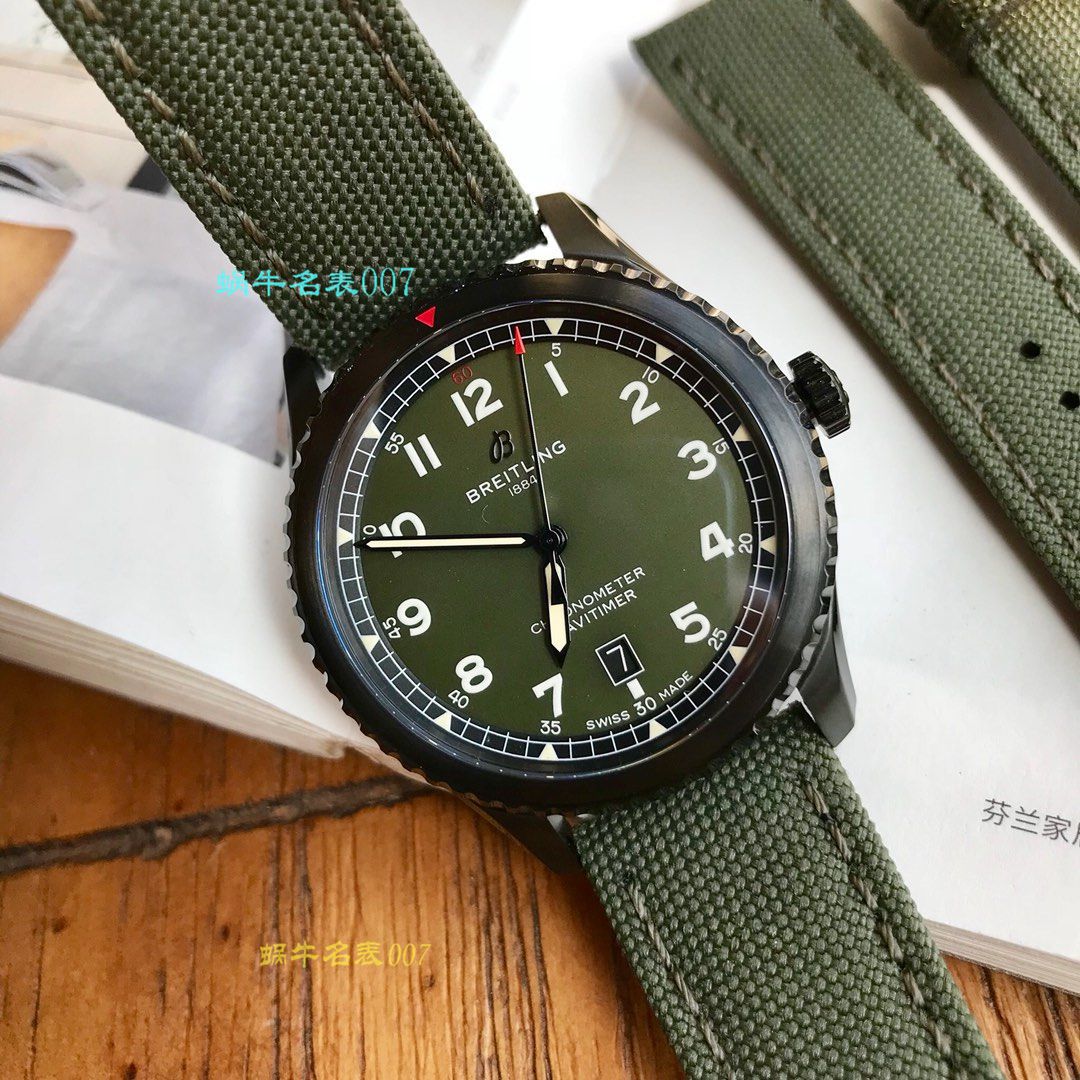  渠道原单  百年灵飞行员8系列41柯蒂斯战鹰特别版M173152A1L1X2腕表 / BL106