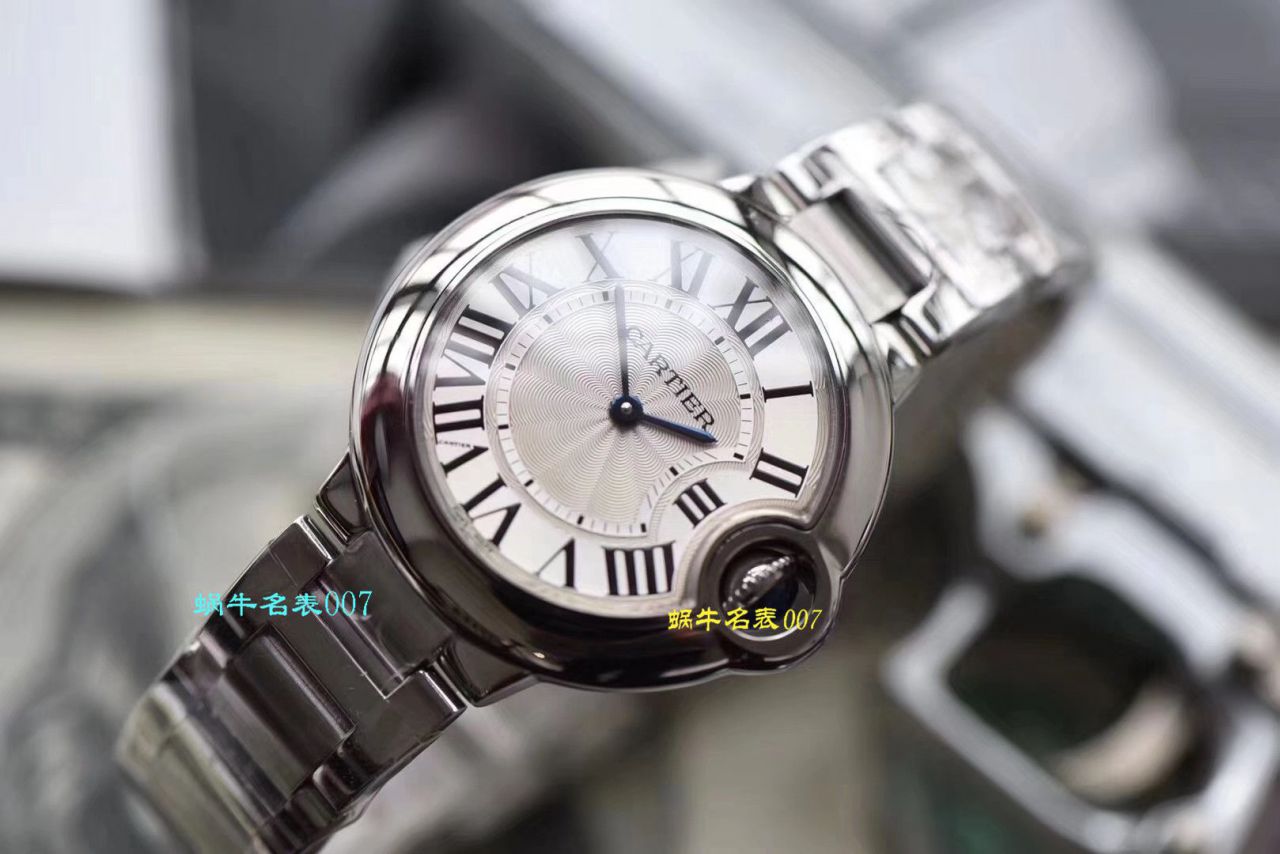   表最好的商家V6厂最新升级版  卡地亚蓝气球W6920084女士33毫米腕表 / K218