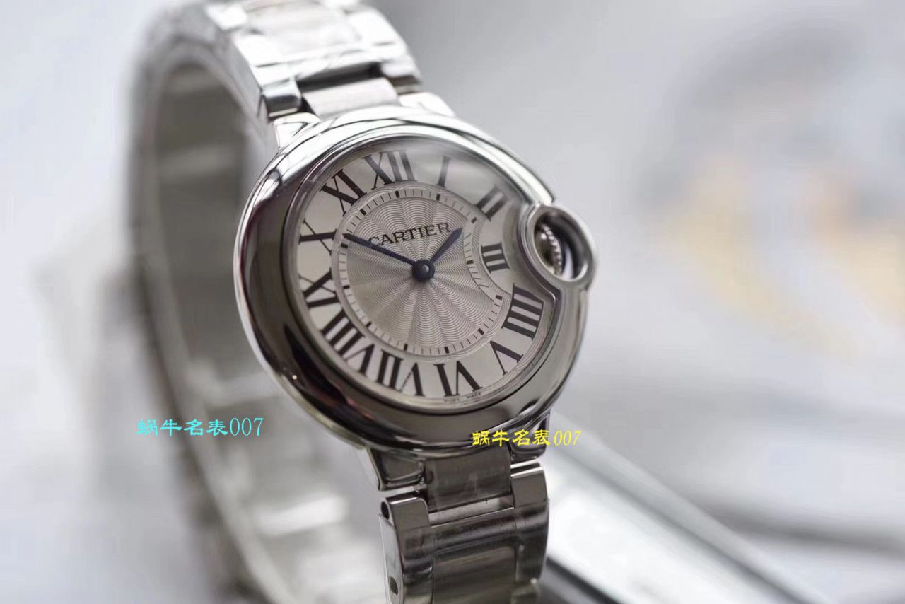   表最好的商家V6厂最新升级版  卡地亚蓝气球W6920084女士33毫米腕表 / K218