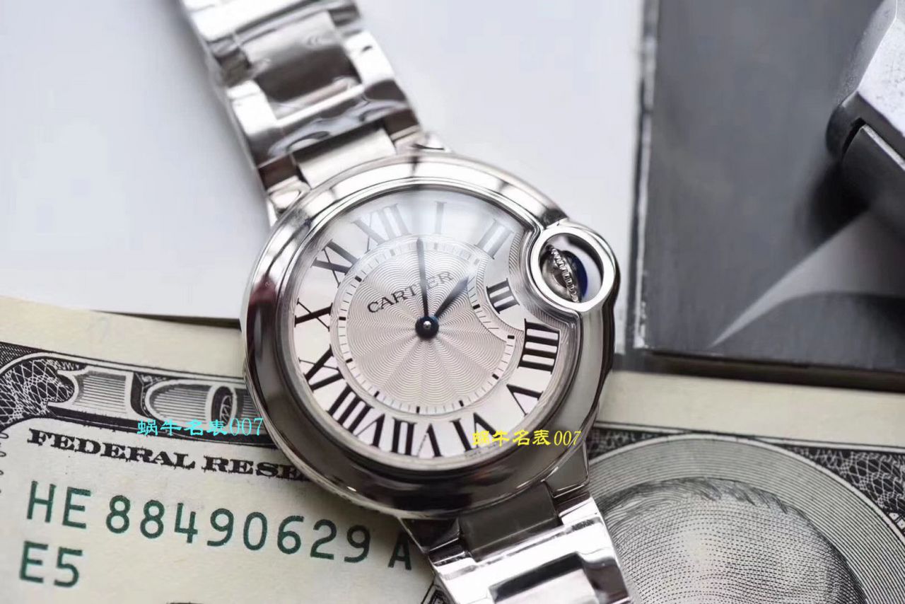   表最好的商家V6厂最新升级版  卡地亚蓝气球W6920084女士33毫米腕表 / K218