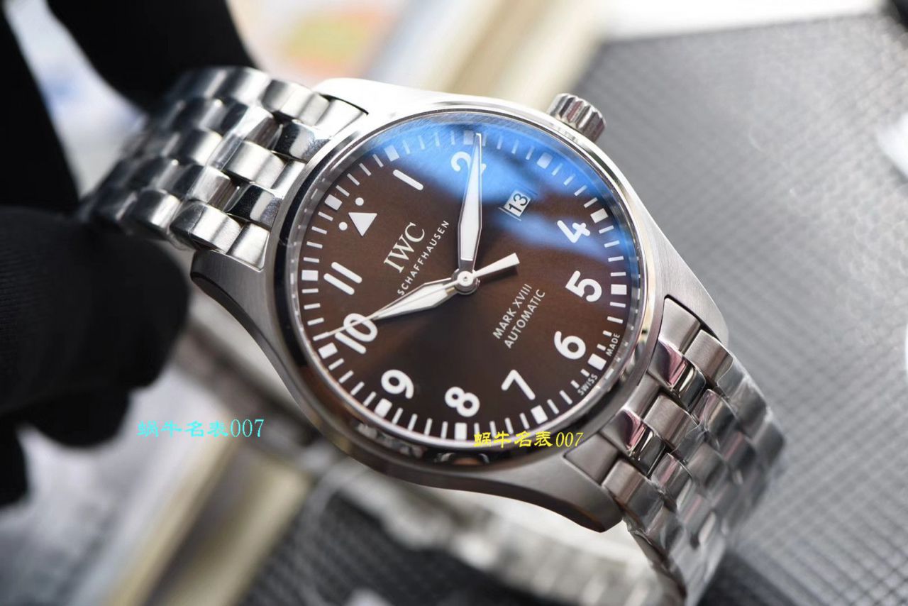 视频评测V7厂马克十八钢带版  IWC万国表飞行员系列IW327003腕表安东尼·圣艾修佰里（广州表） / WG372