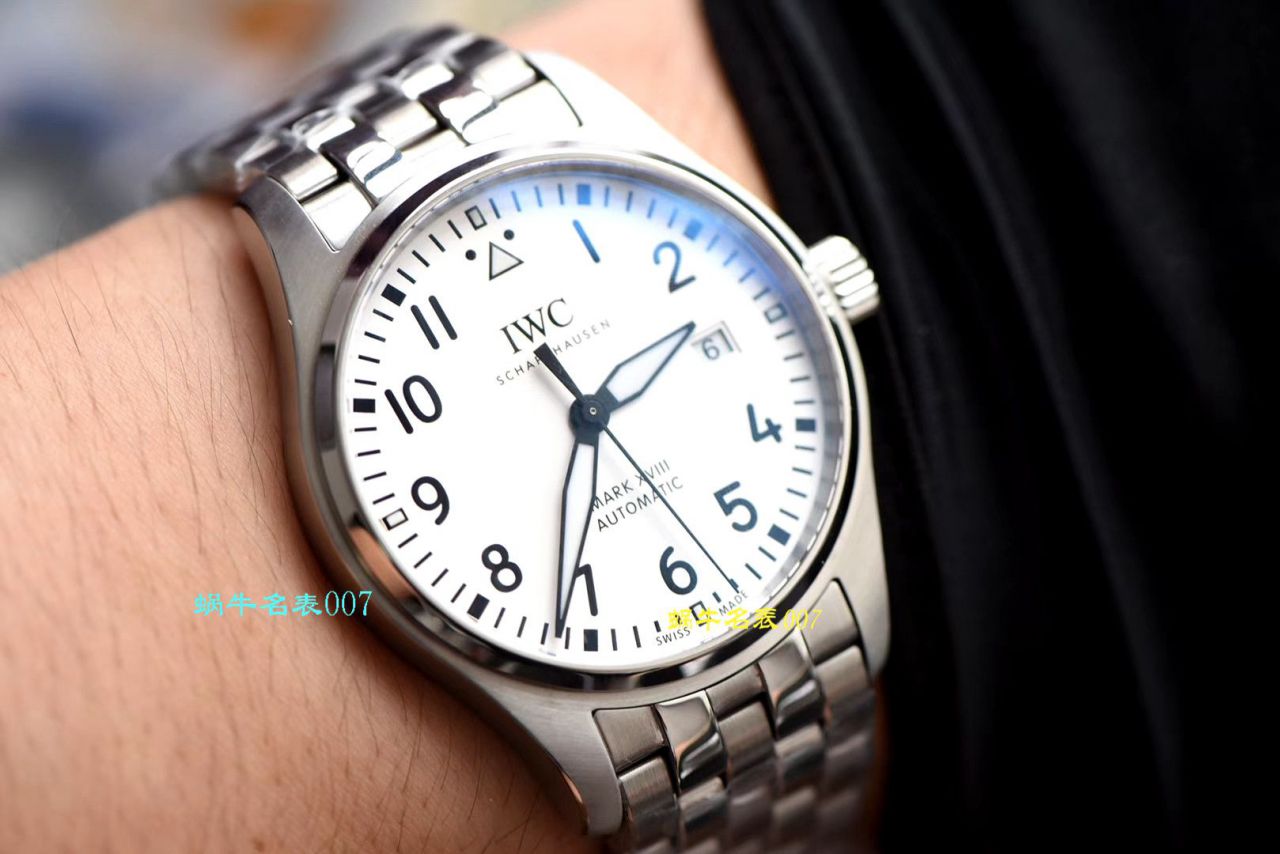 视频评测V7厂马克十八钢带版  IWC万国表飞行员系列IW327014腕表(小王子)（万国表哪个厂最好） / WG359
