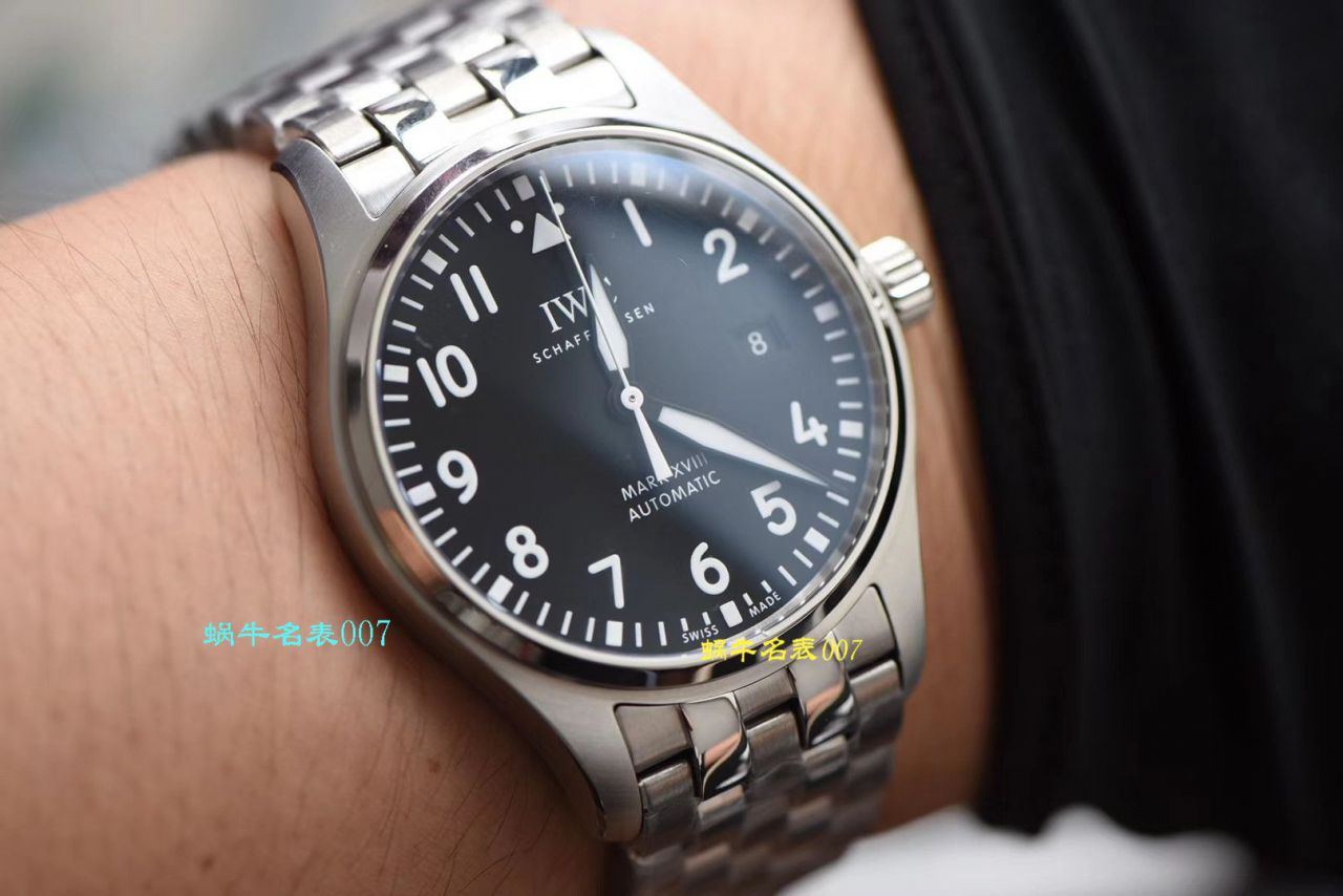 视频评测V7厂马克十八  IWC万国表飞行员IW327011腕表（表哪款仿得最真） / WG371