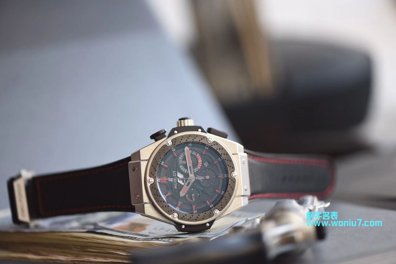 视频评测V6厂宇舶仿表  Hublot  King Power F1 Zirconium 703.ZM.1123.NR限量版腕表 / YB071