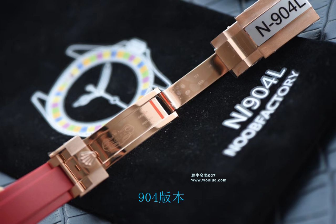 视频评测NOOB厂官网劳力士水鬼表  糖豆劳力士游艇名仕型系列116695SATS腕表 / R327