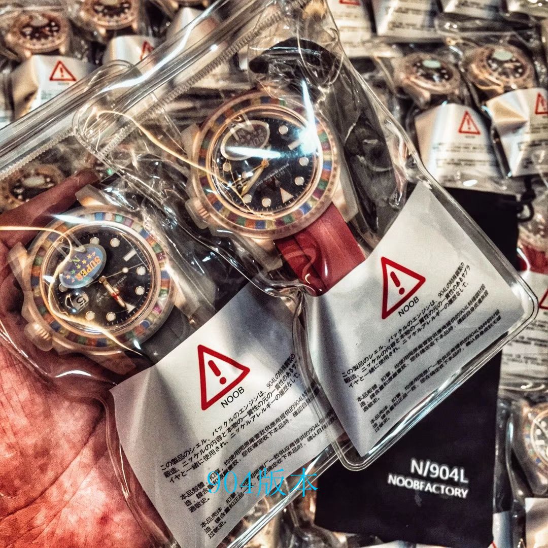 视频评测NOOB厂官网劳力士水鬼表  糖豆劳力士游艇名仕型系列116695SATS腕表 / R327