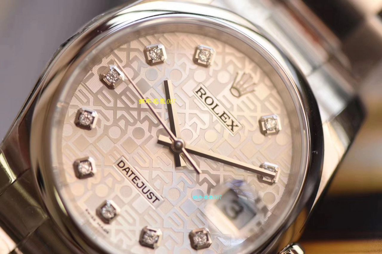 视频评测什么叫表，最好的表  DJ厂劳力士日志型36116234-G-63600银石腕表 / R360