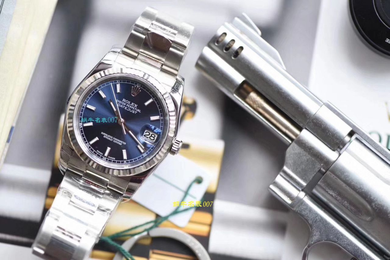 视频评测劳力士男表价格  DJ厂电脑纹面劳力士日志型36系列m116234-0122腕表 / R329
