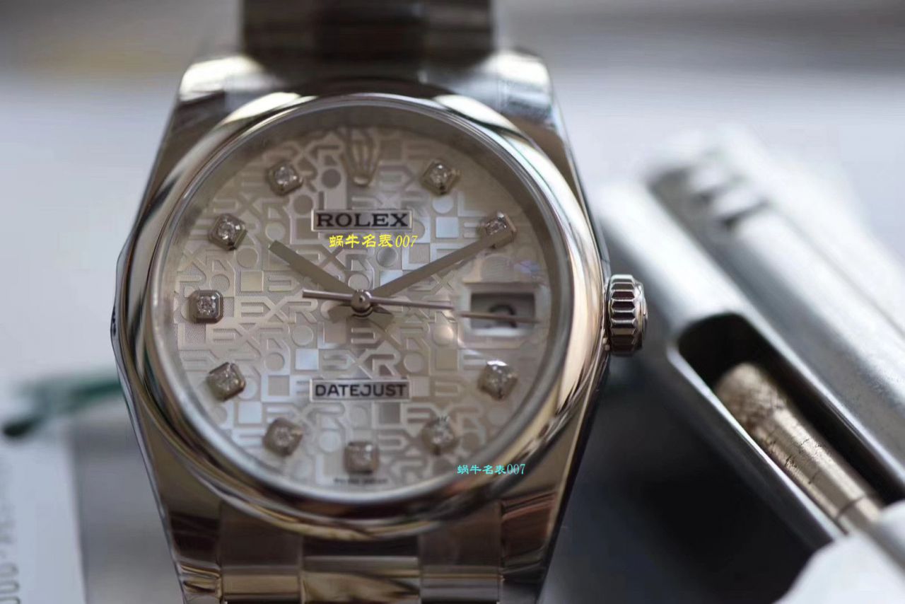 视频评测什么叫表，最好的表  DJ厂劳力士日志型36116234-G-63600银石腕表 / R360