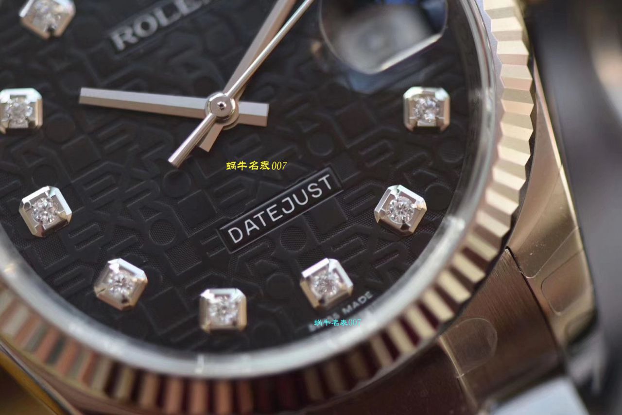 视频评测劳力士男表价格  DJ厂电脑纹面劳力士日志型36系列m116234-0122腕表 / R329