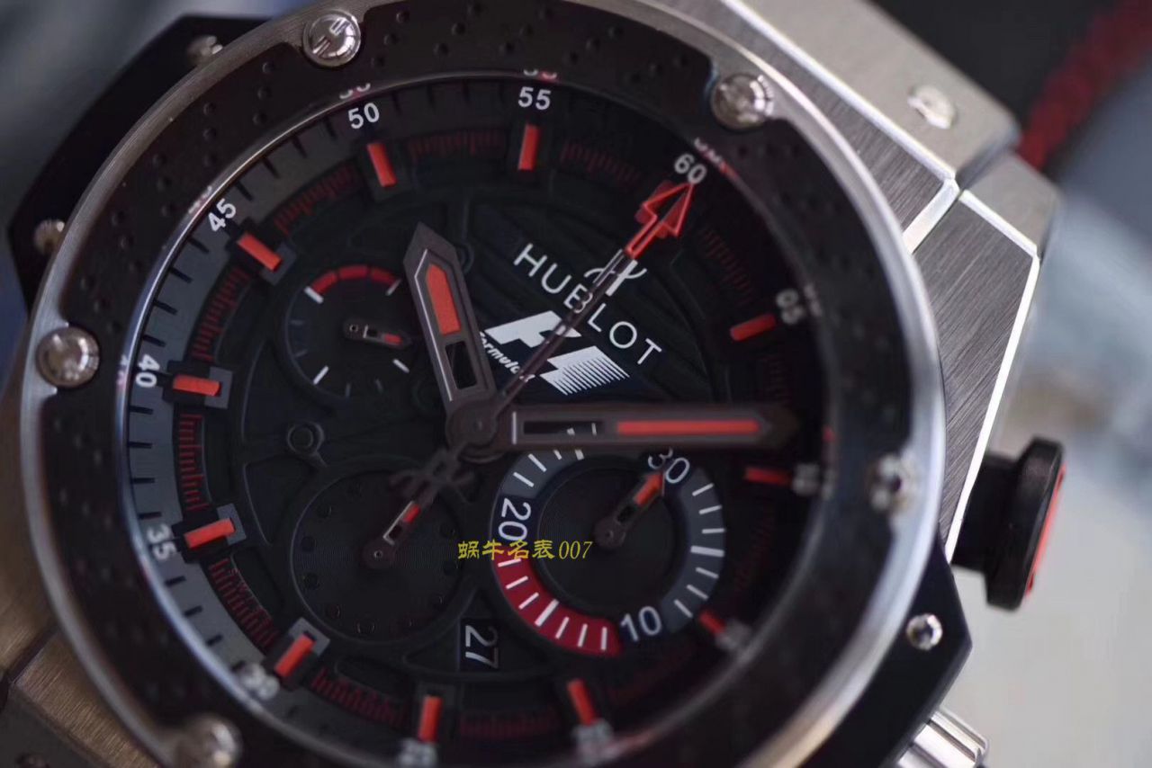 视频评测V6厂宇舶仿表  Hublot  King Power F1 Zirconium 703.ZM.1123.NR限量版腕表 / YB071