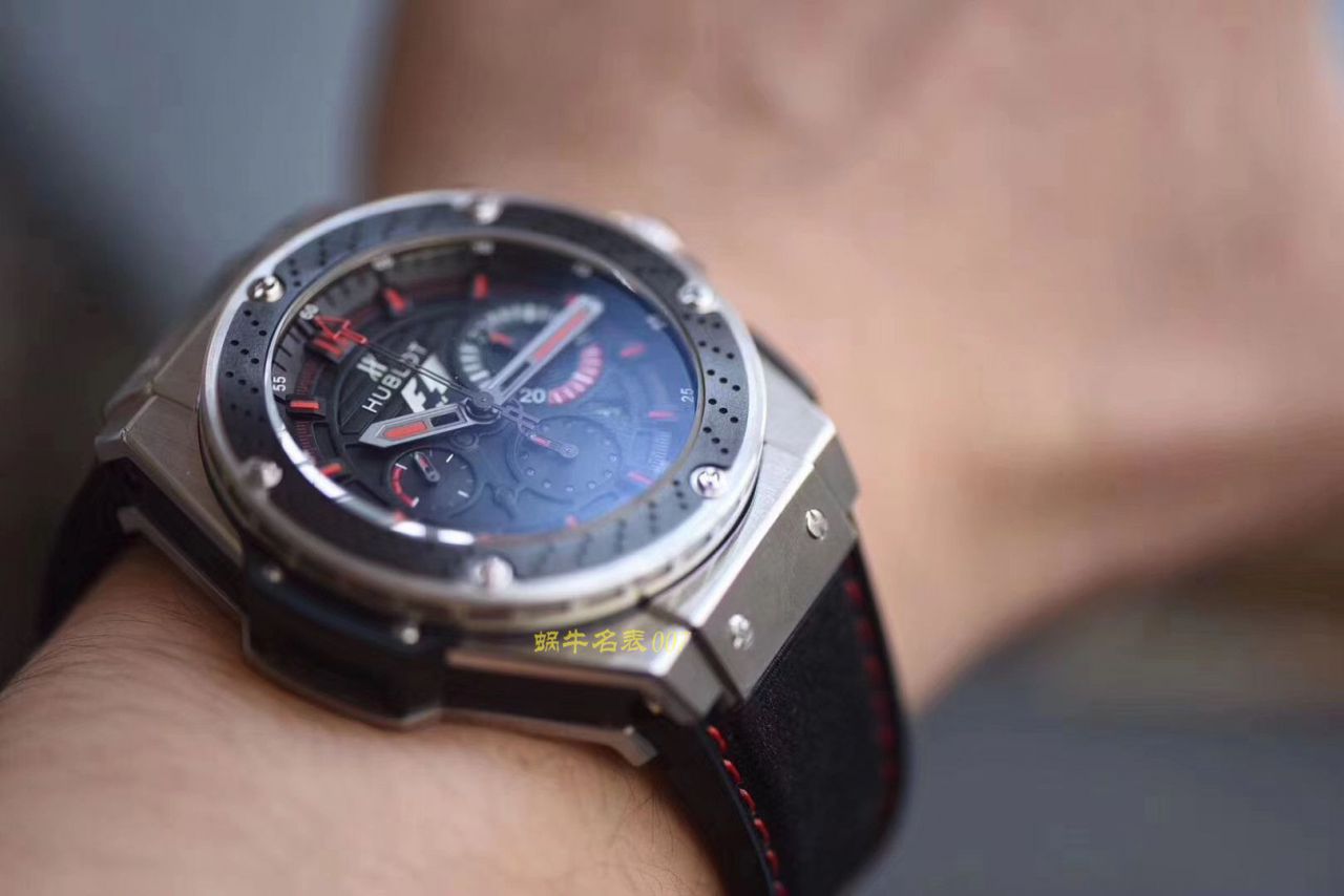 视频评测V6厂宇舶仿表  Hublot  King Power F1 Zirconium 703.ZM.1123.NR限量版腕表 / YB071