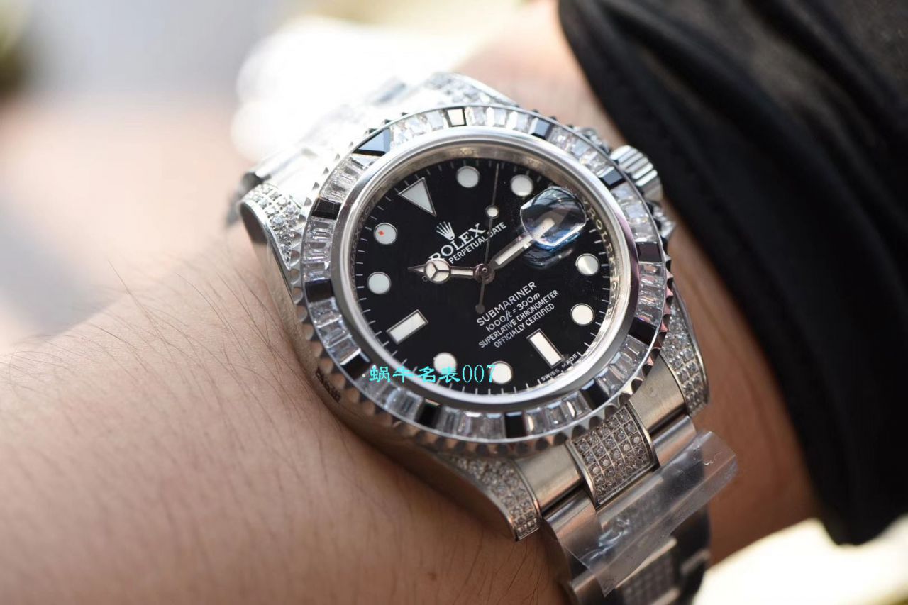   LF厂劳力士  LF帝皇定制版镶钻蓝水鬼❗蓝钻鬼116619LB-97209 / R368