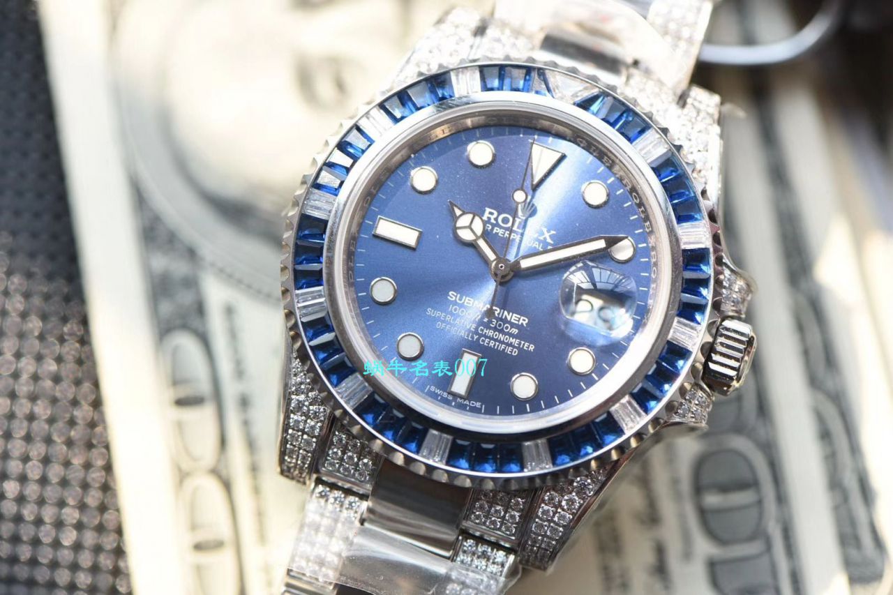   LF厂劳力士  LF帝皇定制版镶钻蓝水鬼❗蓝钻鬼116619LB-97209 / R368