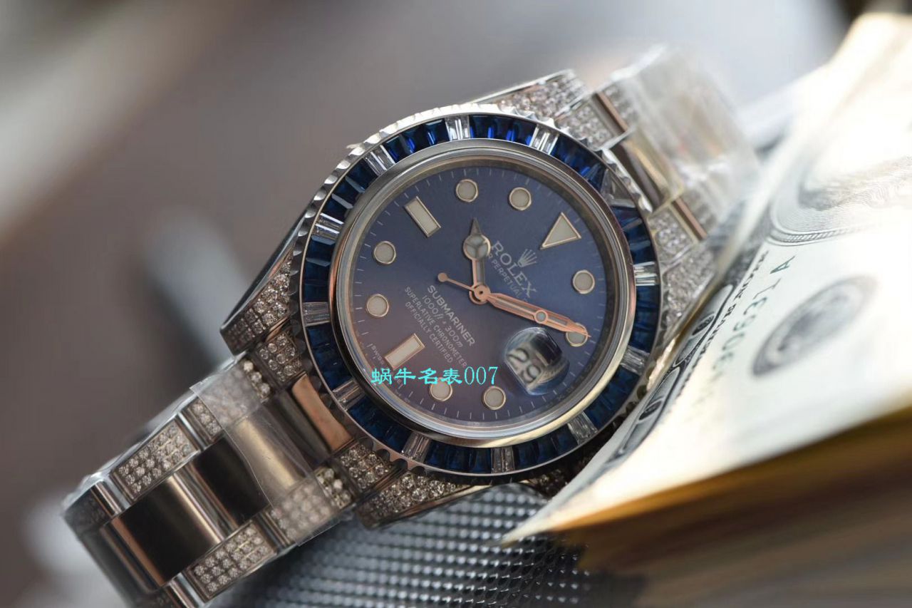   LF厂劳力士  LF帝皇定制版镶钻蓝水鬼❗蓝钻鬼116619LB-97209 / R368