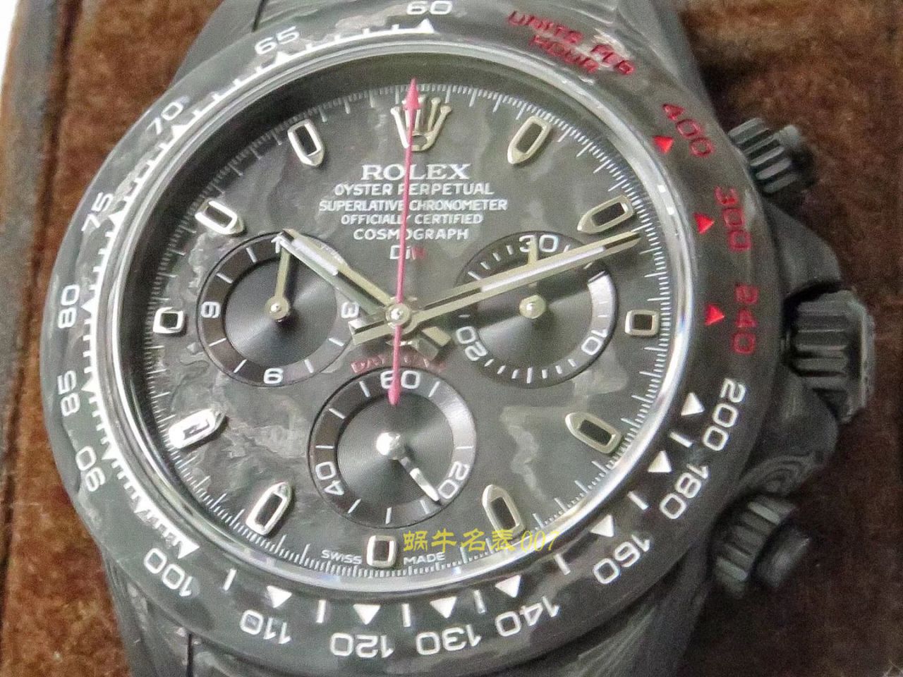   TW厂劳力士  劳力士ROLEX宇宙计时迪通拿系列之全碳纤维海外定制版 / R367