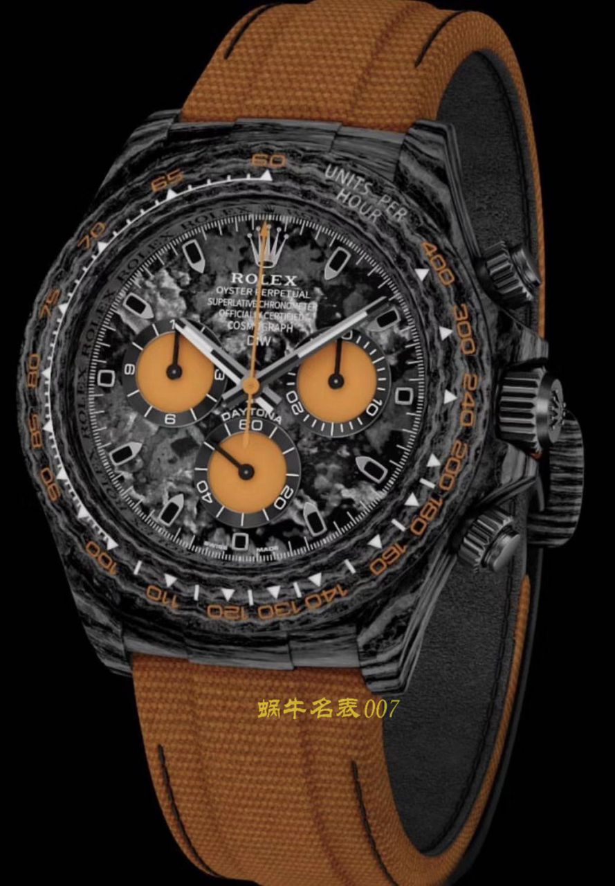   TW厂劳力士  劳力士ROLEX宇宙计时迪通拿系列之全碳纤维海外定制版 / R367