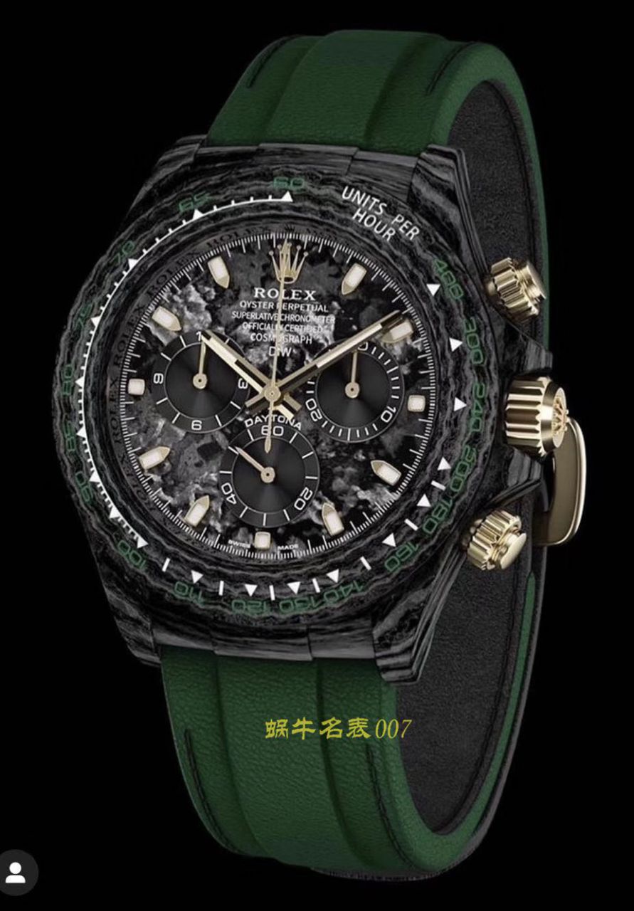   TW厂劳力士  劳力士ROLEX宇宙计时迪通拿系列之全碳纤维海外定制版 / R367
