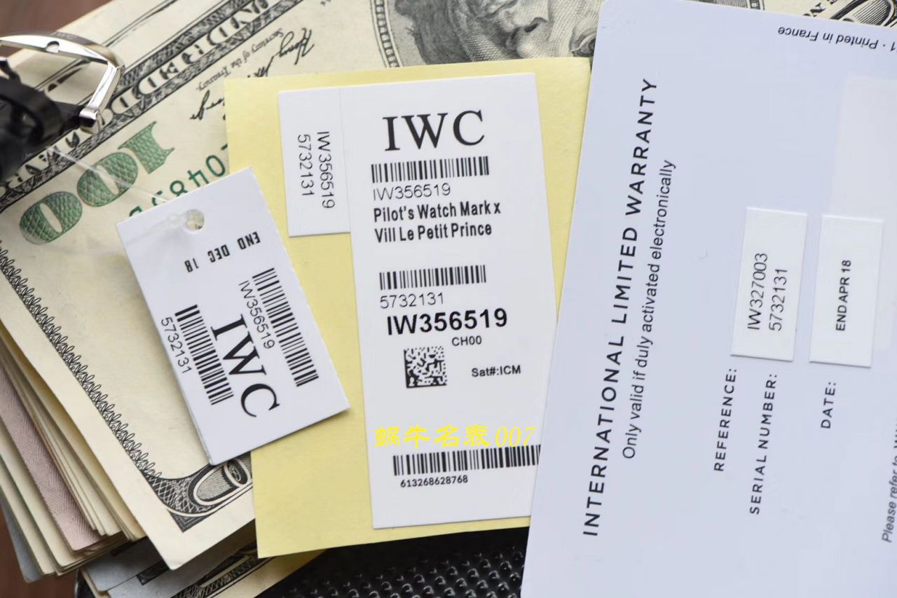   V7厂万国手表  万国博泰菲诺150周年周年纪念IW356519腕表 / WG381