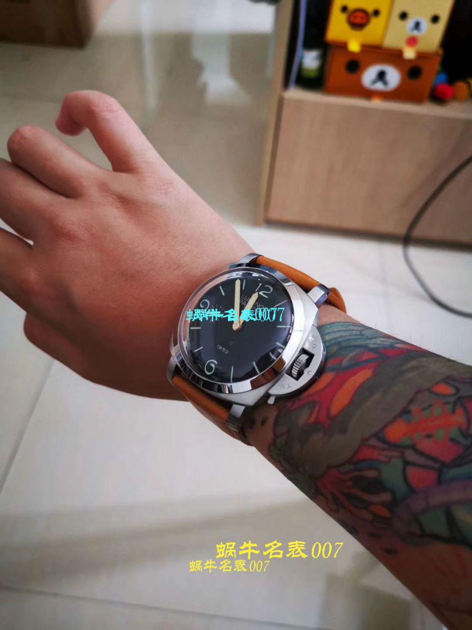   V9  沛纳海LUMINOR系列 PAM00972雕花腕表 / PAM972