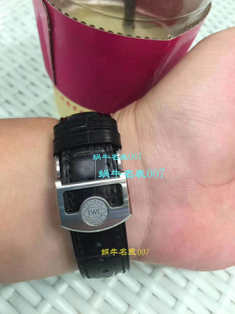   独家视频评测ZF  V5版本  万国葡萄牙七天7 DAYS系列 IW500710腕表《葡七蓝面》 / WG316