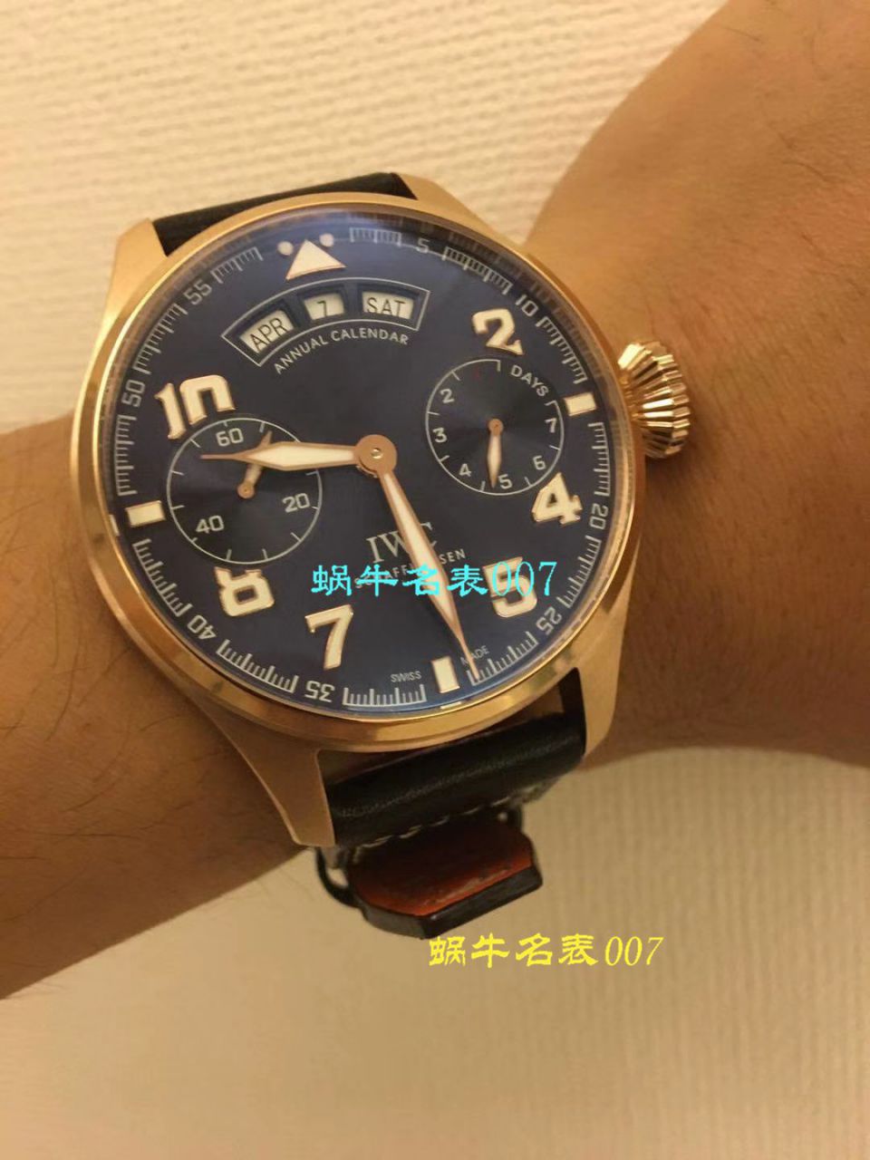 视频评测YL厂万国 表  IWC万国表飞行员IW502703腕表(大型飞行员年历腕表“小王子”特别版) / WG376