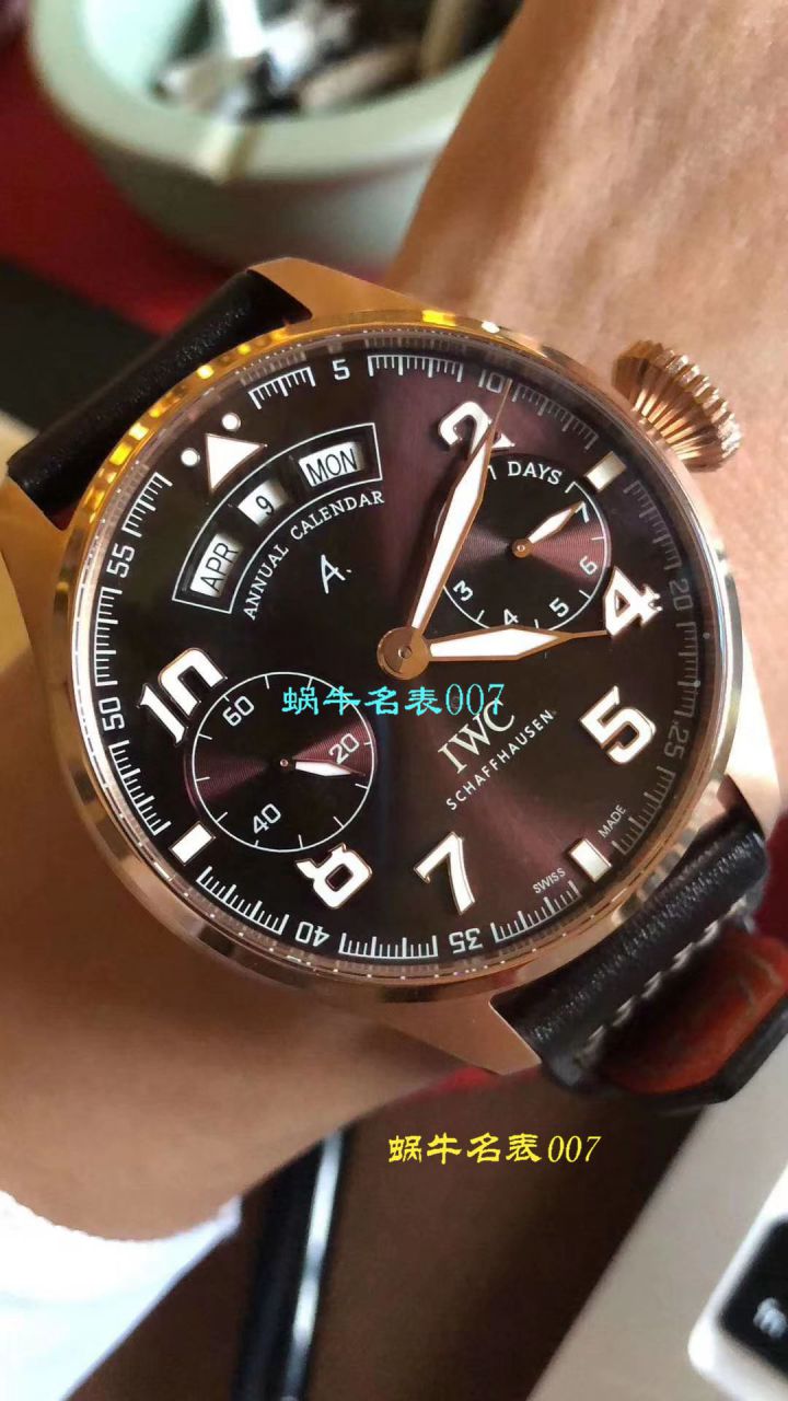 视频评测YL厂万国 表  IWC万国表飞行员IW502703腕表(大型飞行员年历腕表“小王子”特别版) / WG376