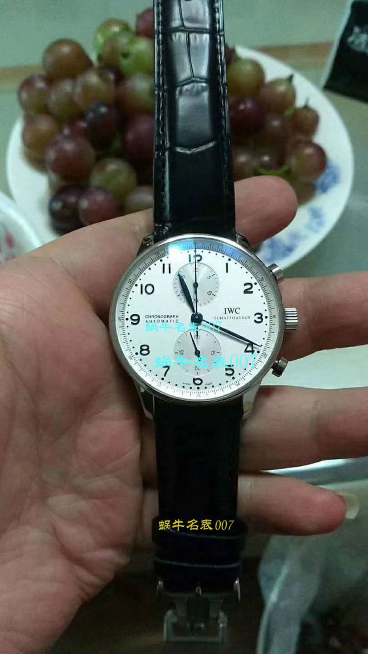 视频评测IWC万国表葡萄牙系列IW371446腕表(万国葡计蓝针)  YL厂V7版本   / WG275MM