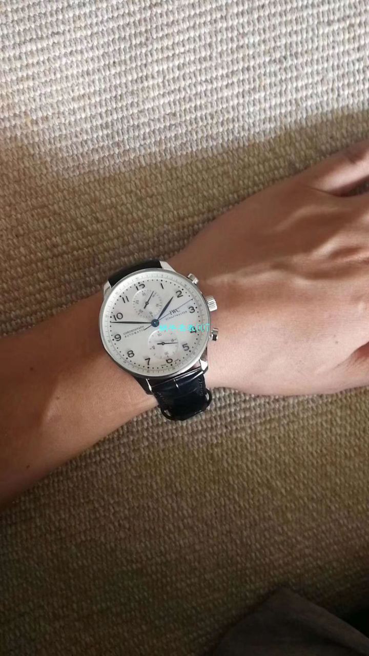 视频评测IWC万国表葡萄牙系列IW371446腕表(万国葡计蓝针)  YL厂V7版本   / WG275MM