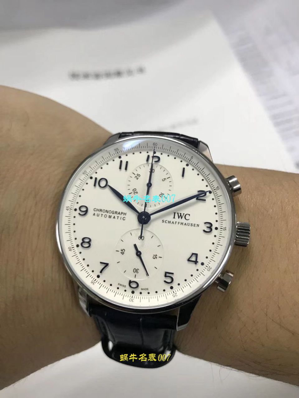 视频评测IWC万国表葡萄牙系列IW371446腕表(万国葡计蓝针)  YL厂V7版本   / WG275MM