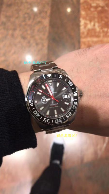   香港原单 支持专柜验货  泰格豪雅竞潜Aquaracer系列300M英超联赛特别款腕表WAY201D.BA0927 / TG037