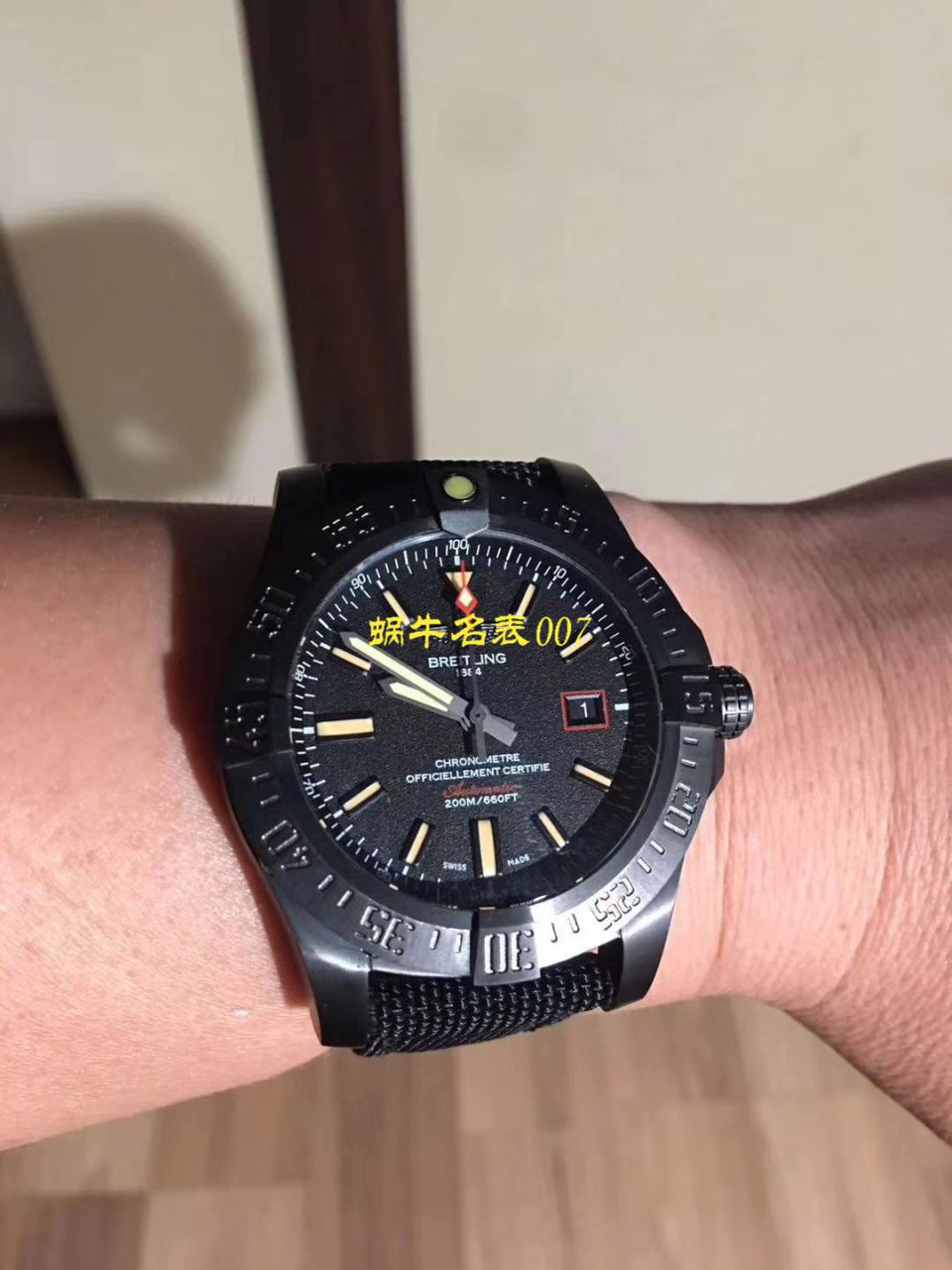 视频评测专柜原单百年灵复仇者黑鸟  百年灵机械计时系列V1731110/BD74/109W/M20BASA.1腕表 / BL093