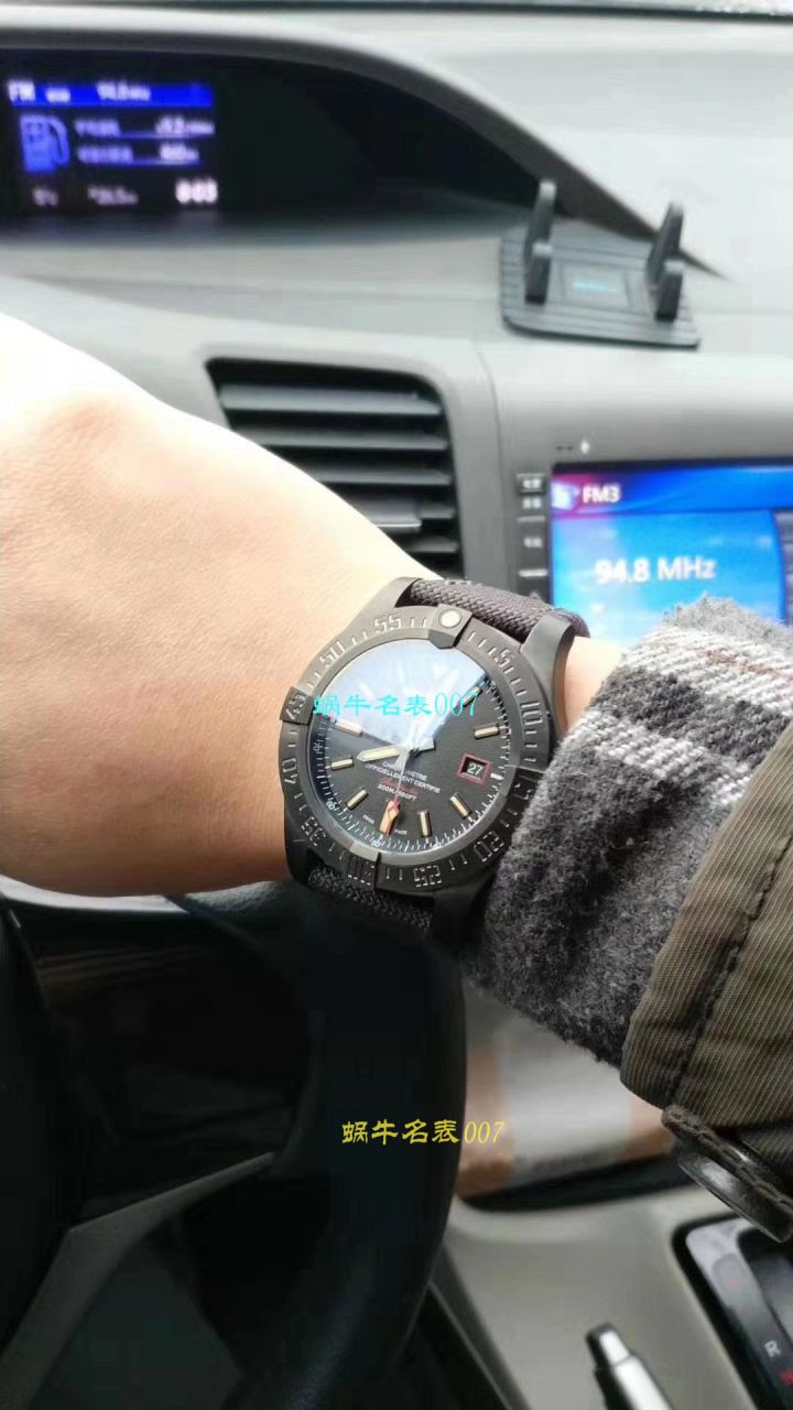 视频评测专柜原单百年灵复仇者黑鸟  百年灵机械计时系列V1731110/BD74/109W/M20BASA.1腕表 / BL093